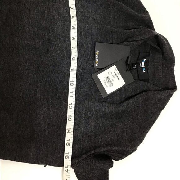 PAULE KA Paris Wool Thin Belt Midi Dress NWT Sz 40 - Picture 6 of 8